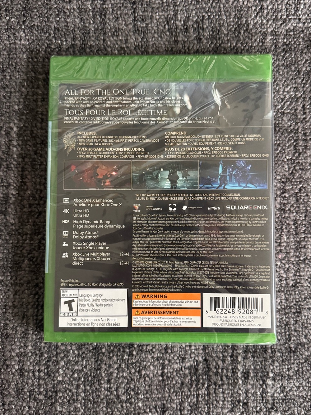 Final Fantasy XV Royal Edition Xbox One Game Brand New Sealed - Picture 2 of 4